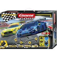 CARRERA GO 72662522 VICTORY LANE SLOT CAR RACING SET 8.6 METRE TRACK