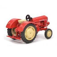 SCHUCO PORSCHE STARDARD DIESEL TRACTOR RED 1/87 SCALE PLASTIC AND METAL COLLECTOR