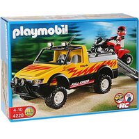 PLAYMOBIL 4228 CITY LIFE PICK-UP TRUCK WITH QUAD