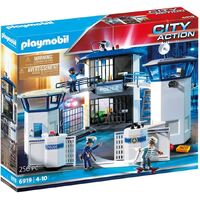 PLAYMOBIL CITY ACTION 6919 POLICE HEADQUARTERS WITH PRISON 256 PC PLAYSET