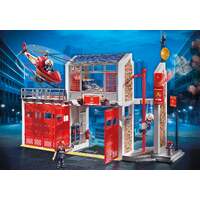 PLAYMOBIL 9462 CITY ACTION FIRE STATION 181 PIECES