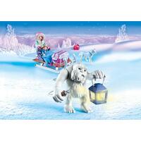 PLAYMOBIL 9473 YETI WITH SLEIGH