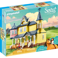 PLAYMOBIL 9475 DREAMWORKS SPIRIT RIDING FREE  LUCKYS HAPPY HOME