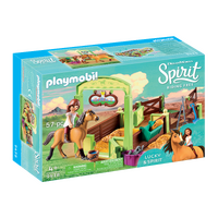 PLAYMOBIL 9478 DREAMWORKS SPIRIT RIDING FREE HORSE STABLE WITH LUCKY AND SPIRIT