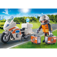 PLAYMOBIL 70051 EMERGENCY VEHICLE MOTORBIKE