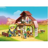 PLAYMOBIL 70118 BARN WITH LUCKY PRU AND ABIGAIL