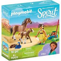 PLAYMOBIL 70122 SPIRIT PRU WITH HORSE AND FOAL