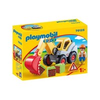 PLAYMOBIL 1.2.3 70125 SHOVEL EXCAVATOR