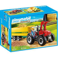 PLAYMOBIL 70131 COUNTRY TRACTOR WITH FEED TRAILER