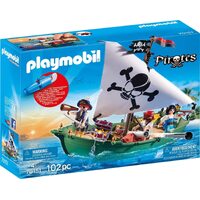 PLAYMOBIL 70151 PIRATE SHIP WITH UNDERWATER MOTOR