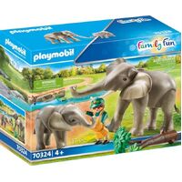 PLAYMOBIL 70324 FAMILY FUN ELEPHANT HABITAT