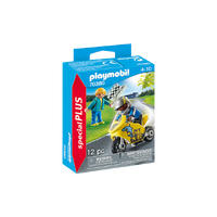 PLAYMOBIL 70380 BOYS WITH MOTORCYCLE