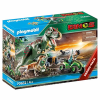 PLAYMOBIL 70632 EXPLORER QUAD WITH T-REX DINOS PROMO PACK 20PC