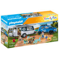 PLAYMOBIL FAMILY FUN 71423 CARAVAN WITH CAR 129PC