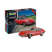 REVELL 07717 JAGUAR E-TYPE 1/8 SCALE PLASTIC MODEL KIT