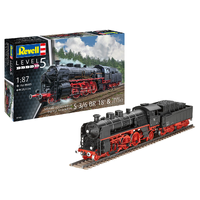 REVELL 02168 SCHELLZUGLOKOMOTIVE EXPRESS S 3/6 BR 18 AND TENDER 1/87 SCALE PLASTIC MODEL KIT