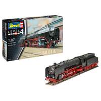 REVELL 02171 EXPRESS LOCOMOTIVE BR 02 AND TENDER 2'2'T30 1/87 SCALE TRAIN PLASTIC MODEL KIT