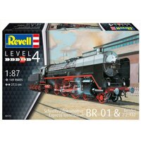 REVELL 02172 SCHNELLZUGLOMOTIVE EXPRESS LOCOMOTIVE BR01 AND TENDER 2'2'T32 1/87 SCALE PLASTIC MODEL KIT