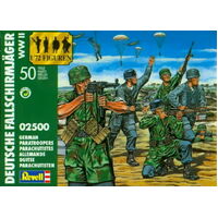 REVELL 02500 GERMAN PARATROOPERS WWII 1:72 PLASTIC MODEL FIGURES KIT