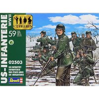 REVELL 02503 US INFANTRY 1:72 PLASTIC MODEL FIGURES KIT