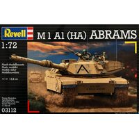 REVELL 03112 M1A1 HA ABRAMS 1:72 PLASTIC MODEL TANK KIT