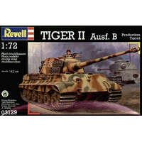 REVELL 03129 TIGER II AUSF. B 1/72 SCALE TANK PLASTIC PLASTIC MODEL KIT