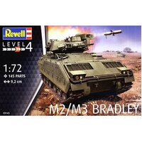 REVELL 03143 M2/M3 BRADLEY 1:72 PLASTIC MODEL TANK SET