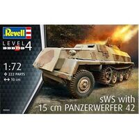 REVELL 03264 SWS WITH PANZERWERFER 42 1:72 PLASTIC MODEL TANK KIT