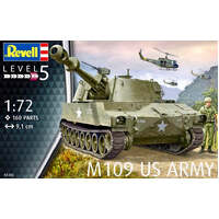 REVELL 03265 M109 US ARMY 1:72 PLASTIC MODEL TANK KIT