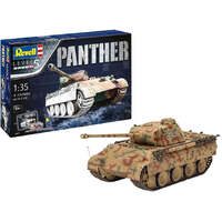 REVELL 03273 PANTHER TANK 1/35 SCALE PLASTIC MODEL KIT WITH BRUSH GLUE AND PAINTS