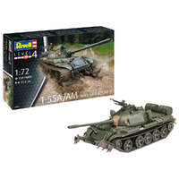 REVELL 03328 T-55A/AM WITH KMT-6/EMT-5 1:72 PLASTIC MODEL KIT