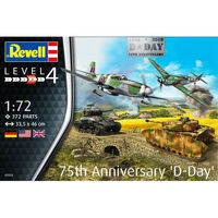 REVELL 03352 75TH ANNIVERSARY D DAY 1:72 PLASTIC MODEL AIRCRAFT KIT