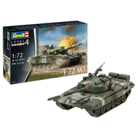 REVELL 03357 T-72 M1 MAIN BATTLE TANK 1/72 SCALE PLASTIC MODEL KIT