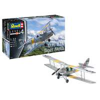 REVELL 03827 D.H. 82A TIGER MOTH 1/32 SCALE PLASTIC MODEL KIT