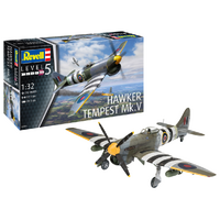 REVELL 03851 ROYAL AIR FORCE HAWKER TEMPEST MK.V 1/32 SCALE PLASTIC MODEL KIT FIGHTER