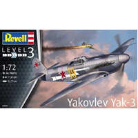 REVELL 03894 YAKOVLEV YAK 3 1:72 PLASTIC MODEL AIRCRAFT KIT