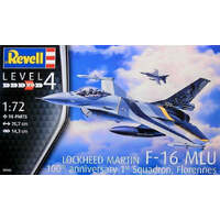 REVELL 03905 LOCKHEED MARTIN F16 MLU 100TH ANNIVERSARY 1ST SQUADRON FLORENNES 1:72 PLASTIC MODEL AIRCRAFT KIT