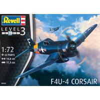 REVELL 03955 F4U-4 CORSAIR 1/72 SCALE PLASTIC MODEL AIRCRAFT KIT