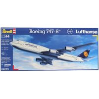 REVELL 04275 BOEING 747-8 LUFTHANSA 1:144 PLASTIC MODEL AIRCRAFT KIT