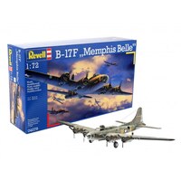 REVELL 04279 B-17F MEMPHIS BELLE BOMBER 1/72 SCALE PLASTIC MODEL KIT