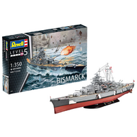 REVELL 05040 BISMARCK BATTLESHIP 1/350 SCALE PLASTIC MODEL KIT