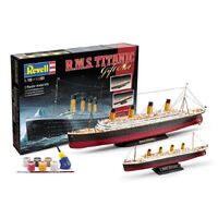 REVELL 05727 R.M.S TITANIC 2PC SET 1:700 1:1200 PLASTIC MODEL SHIP KIT