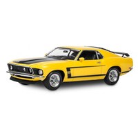 REVELL 07025 '69 FORD MUSTANG BOSS 302 1/25 SCALE  PLASTIC MODEL KIT