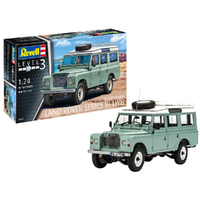 REVELL 07047A LAND ROVER SERIES III LWB 4 DOOR STATION WAGON 1/24 SCALE PLASTICE MODEL KIT VEHICLE