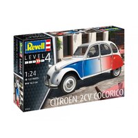 REVELL 07653 CITROEN 2 CV "COCORICO" 1:24 PLASTIC MODEL KIT