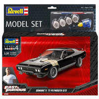 REVELL 07692 FAST AND FURIOUS DOMINIC'S '71 PLYMOUTH GTX 1/24 PLASTIC MODEL KIT