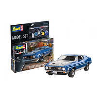 REVELL 67699 1971 FORD MUSTANG BOSS 351 INCLUDES PAINT AND GLUE 1/25 SCALE PLASTIC MODEL KIT