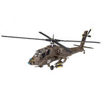 REVELL 63824 MODEL SET AH-64A APACHE 1/72 SCALE MODEL HELICOPTER GIFT SET