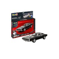 REVELL 67693 DOMINICS 70 DODGE CHARGER  FAST AND FURIOUS  1/25 SCALE  PLASTIC MODEL KIT  - INCLUDING PAINT BRUSH AND GLUE