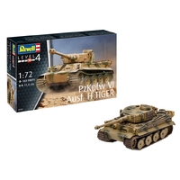 REVELL 63262 PZKPFW VI AUSF. H TIGER MODEL SET INCLUDES PAINT AND GLUE 1/72 SCALE PLASTIC MODEL KIT